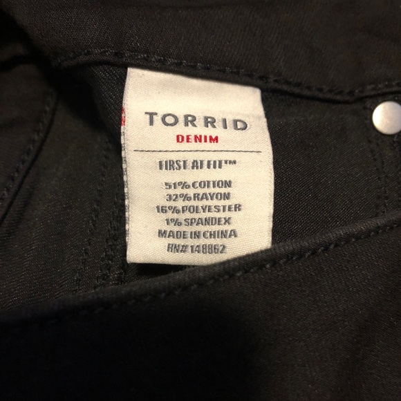 Torrid Super Soft Black Jegging - Picture 8 of 8